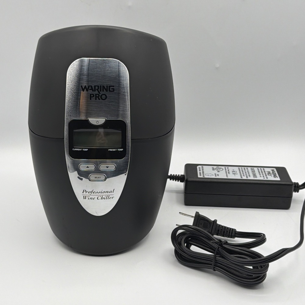 Waring Pro Wine Chiller Warmer Electric Cooler PC100 Works! +Digital User Manual